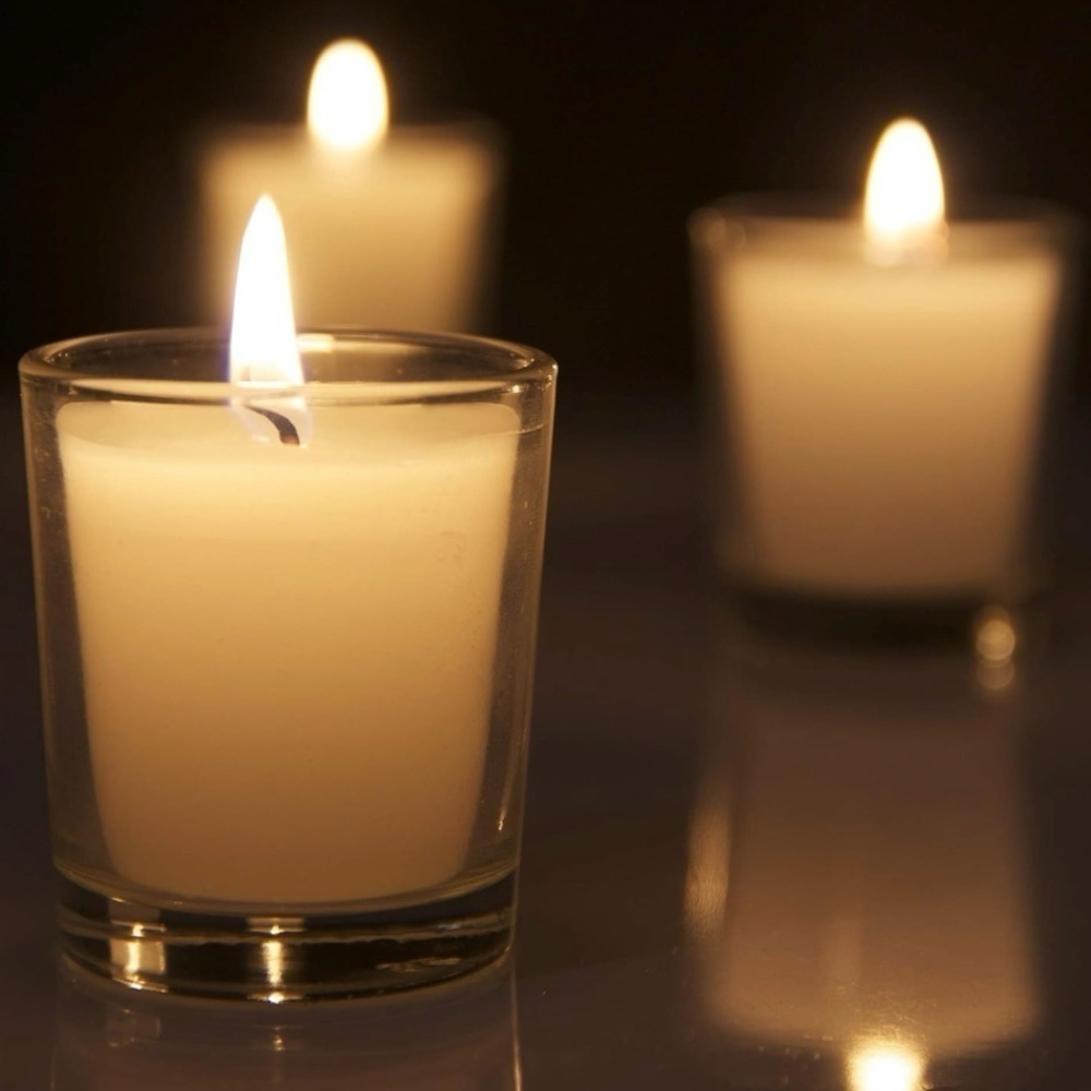 Lot of 42 - Clear Glass Votive Candle Holders - 2.5 X 2.5 inches​